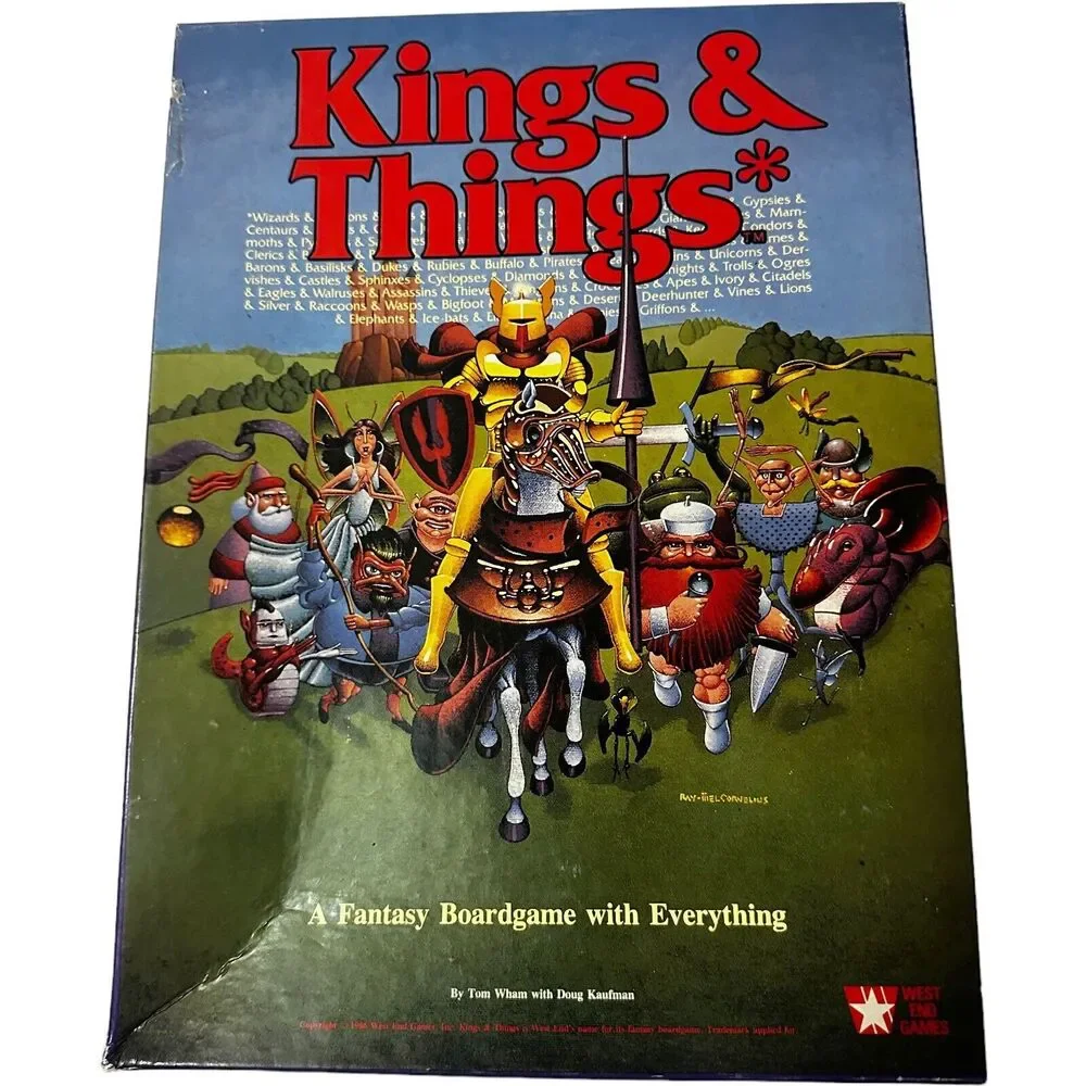 Kings & Things Fantasy Board Game Complete 1986 West End Games
